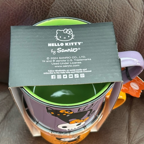 Blue Sky Hello Kitty Black Cat Halloween Mug Set - Picture 7 of 9